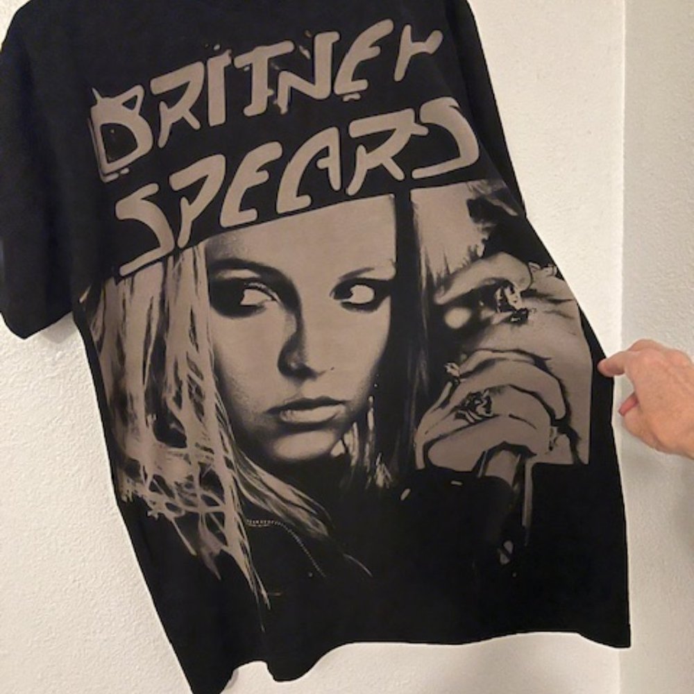 Britney Spears Black Tee Shirt XL